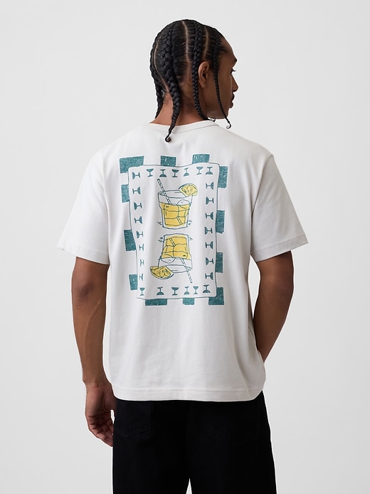 Image number 3 showing, Heavyweight Relaxed Graphic T-Shirt