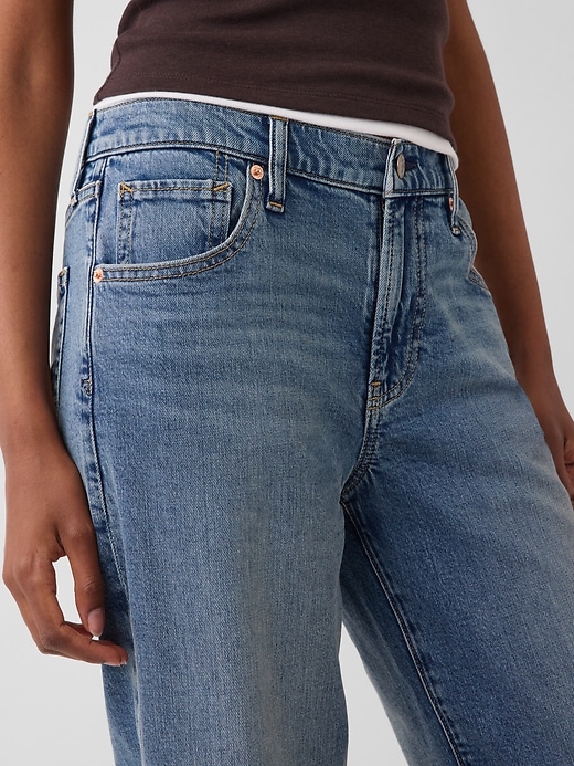 Image number 5 showing, Low Rise Baggy Flare Jeans
