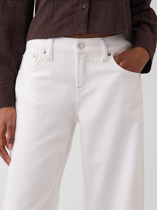 Image number 5 showing, Low Rise UltraSoft Stride Wide-Leg Jeans