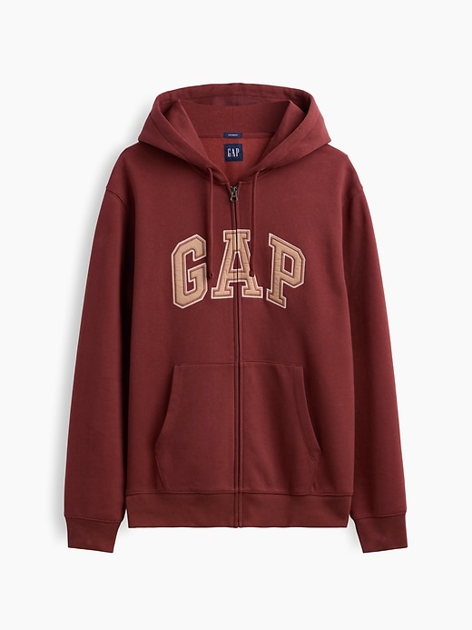 Image number 5 showing, Adult VintageSoft Arch Logo Zip Hoodie