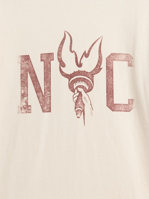 Image number 3 showing, Kids Relaxed New York Graphic Ringer T-Shirt