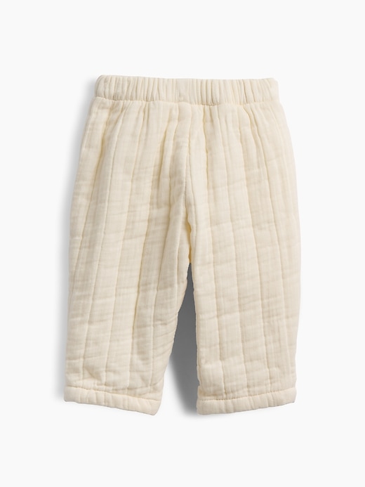 Image number 2 showing, Baby Quilted Gauze Pull-On Pants