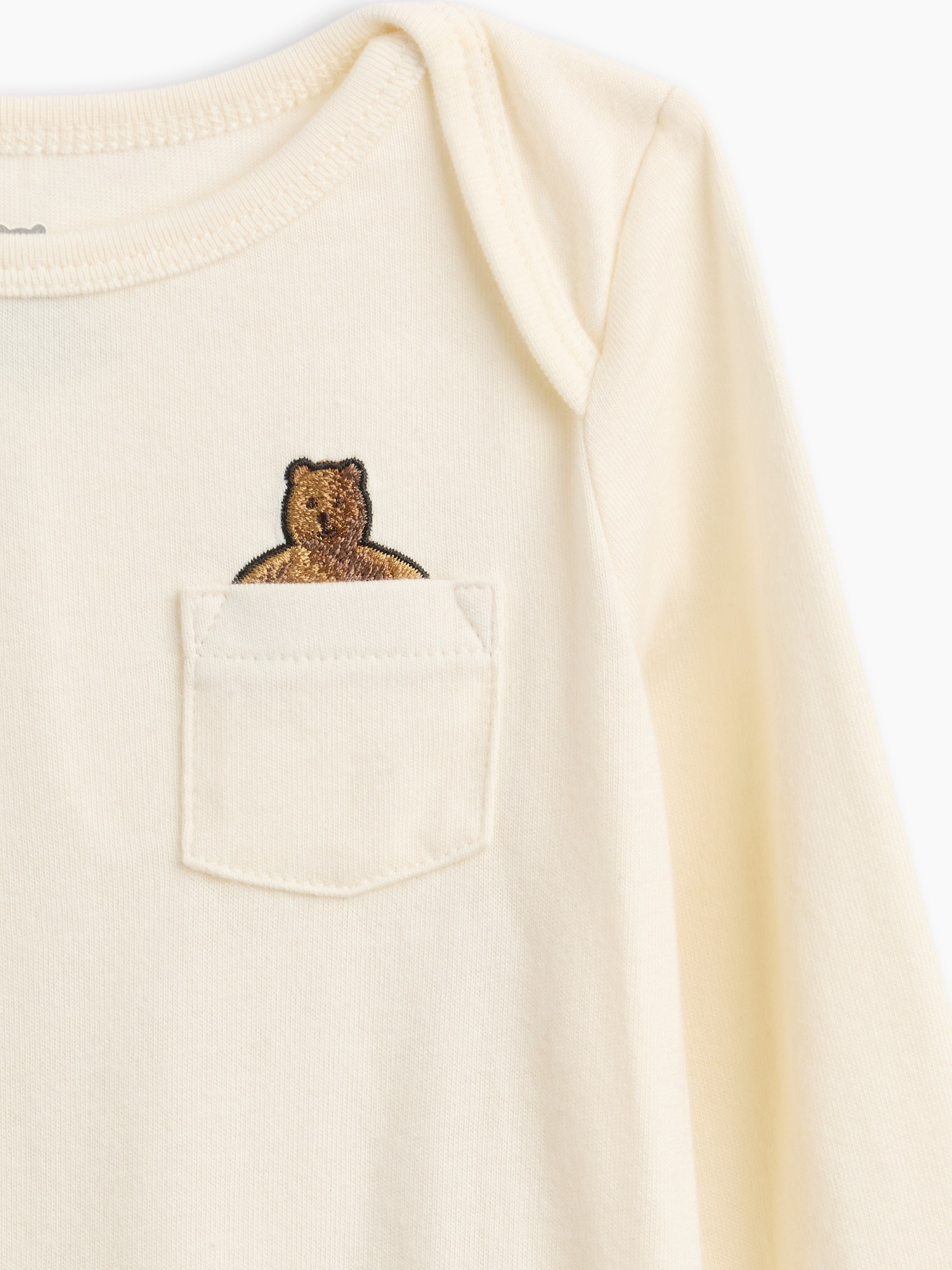 Боди Baby Organic Pocket для детей, хлопок — Gap — фото 3