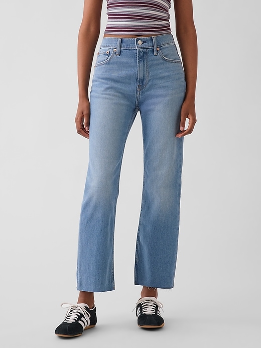 Image number 2 showing, High Rise ’90s Slim Straight Crop Jeans
