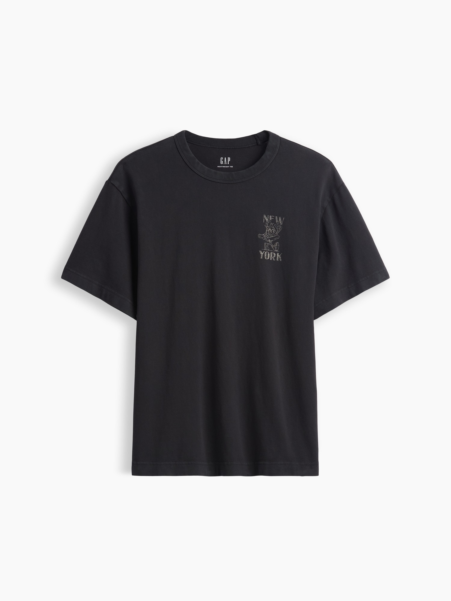 Мужские футболки Gap Heavyweight Relaxed Graphic T-Shirt — фото 6