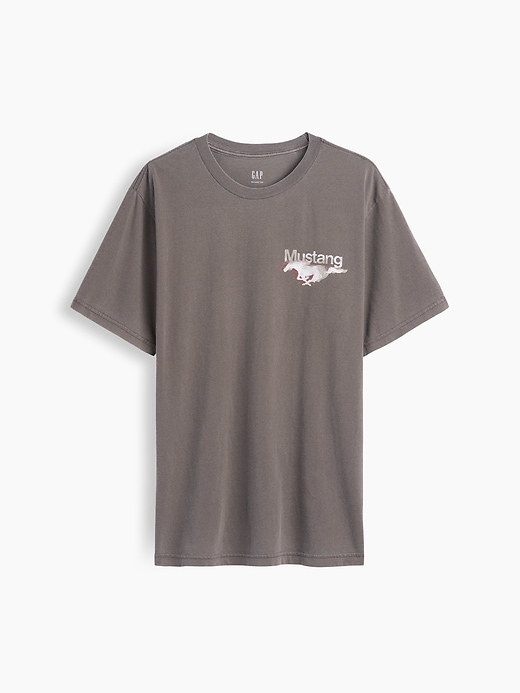 Image number 5 showing, Ford Mustang Heavyweight Crop Graphic T-Shirt
