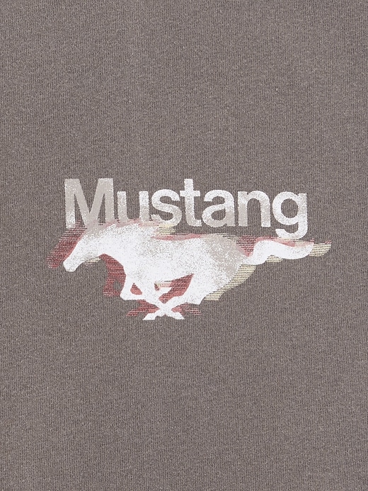 Image number 4 showing, Ford Mustang Heavyweight Crop Graphic T-Shirt