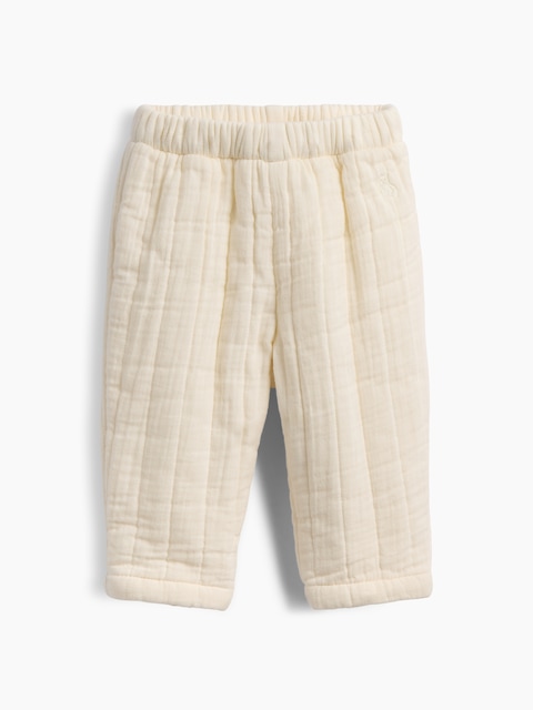 Baby Quilted Gauze Pull-On Pants