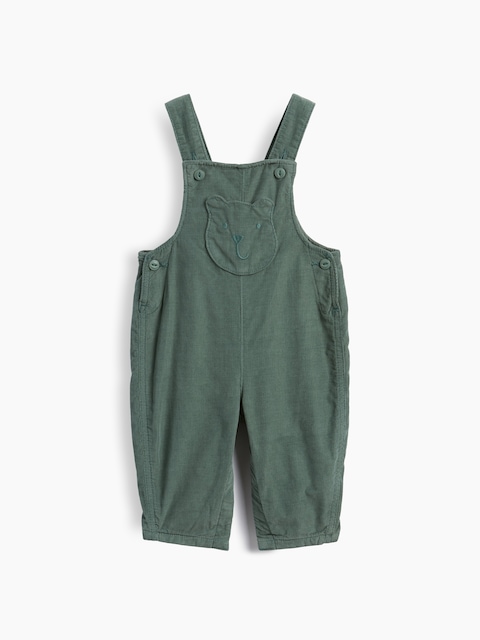 Baby Corduroy Bear Pocket Overalls