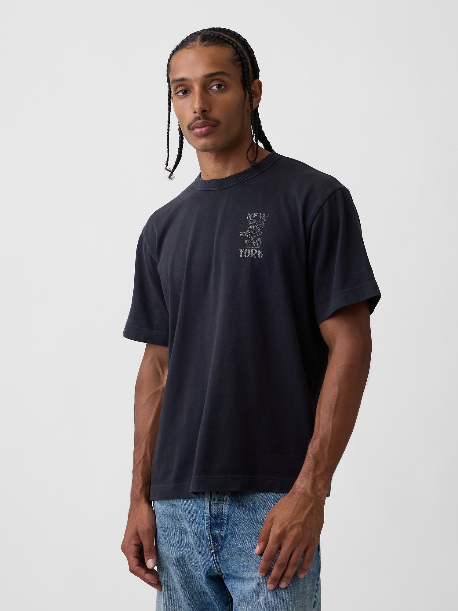 Мужские футболки Gap Heavyweight Relaxed Graphic T-Shirt