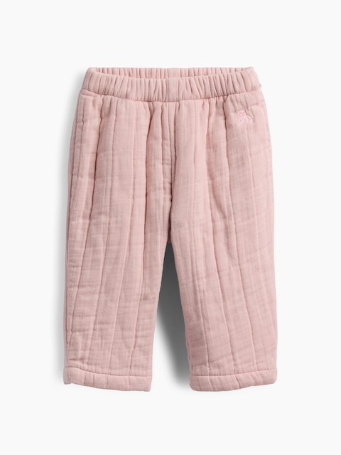 Baby Quilted Gauze Pull-On Pants