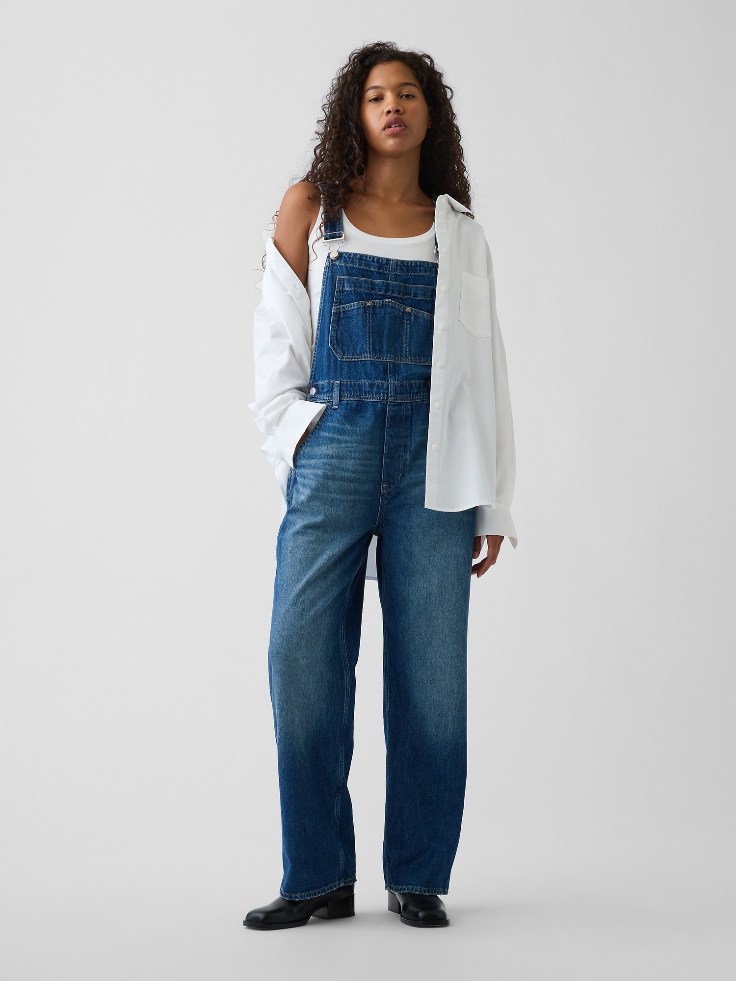 Light Wash Overalls | Gap