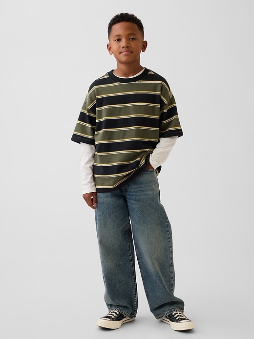 Image number 3 showing, Kids Heavyweight Oversized T-Shirt