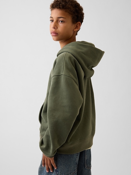 Image number 2 showing, Kids VintageSoft Relaxed Logo Hoodie