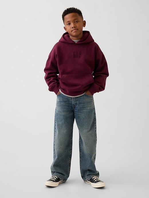 Image number 3 showing, Kids VintageSoft Relaxed Logo Hoodie
