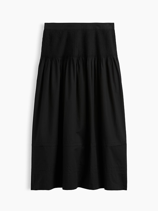 Image number 6 showing, Poplin Pintuck Maxi Skirt