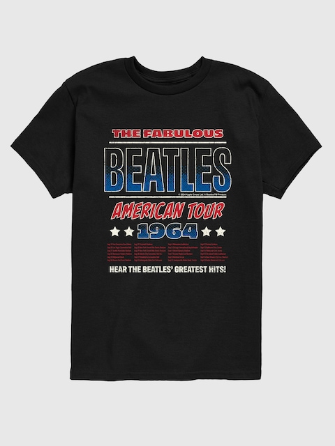 Kids The Beatles American Tour 64 Short Sleeve Graphic T-Shirt