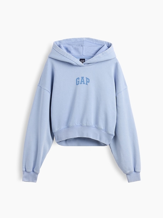 Image number 2 showing, VintageSoft Crop Logo Hoodie
