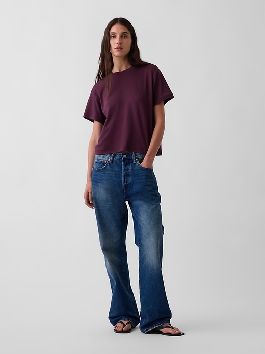 Image number 2 showing, Supima® Cotton Relaxed T-Shirt