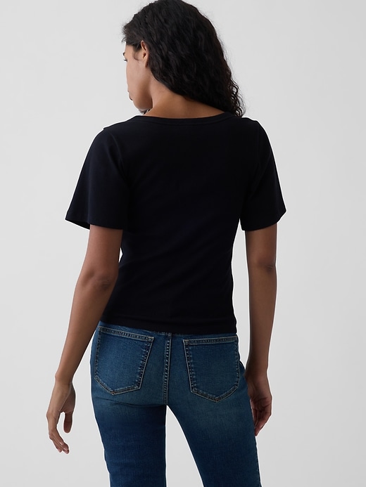 Image number 3 showing, Rib Scoop T-Shirt