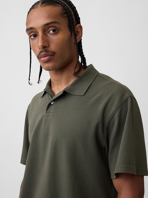 Image number 4 showing, Relaxed Pique Polo