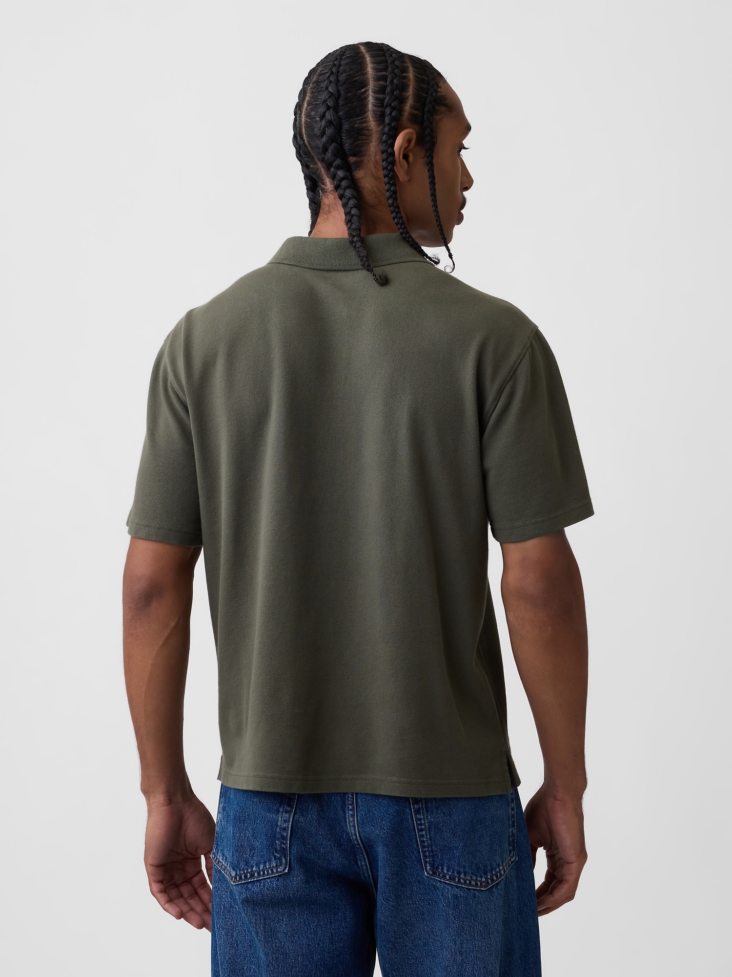 Relaxed Pique Polo