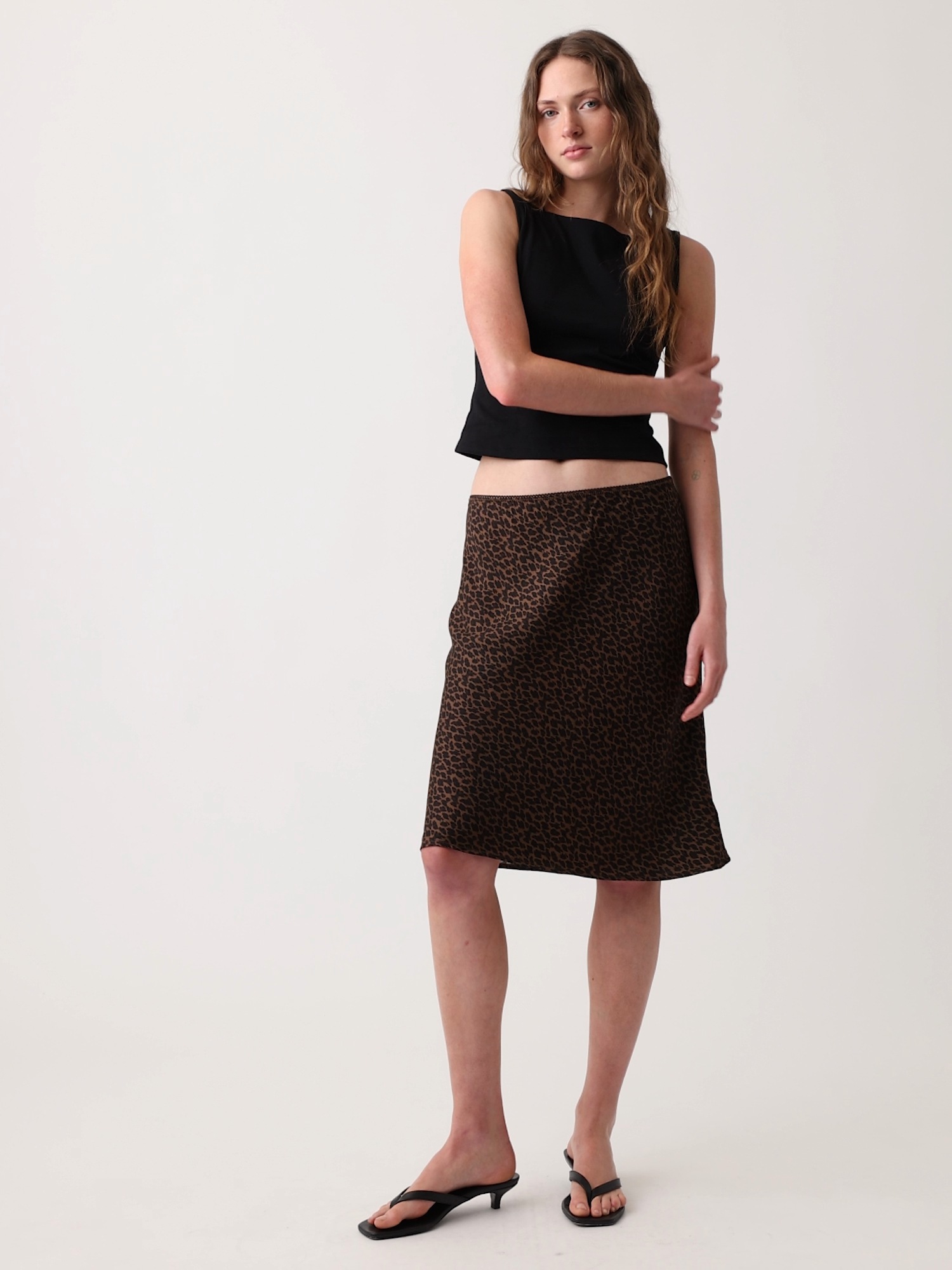 Gap Satin Bias-Cut Skirt — фото 6