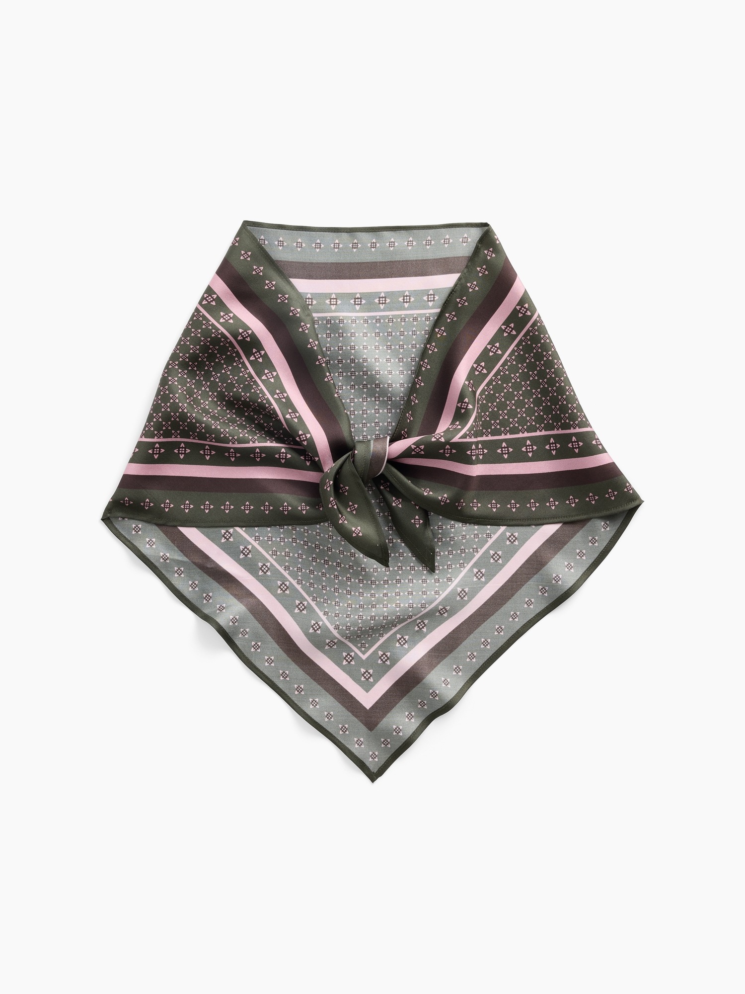 Gap 100% Silk Oversized Triangle Bandana Scarf