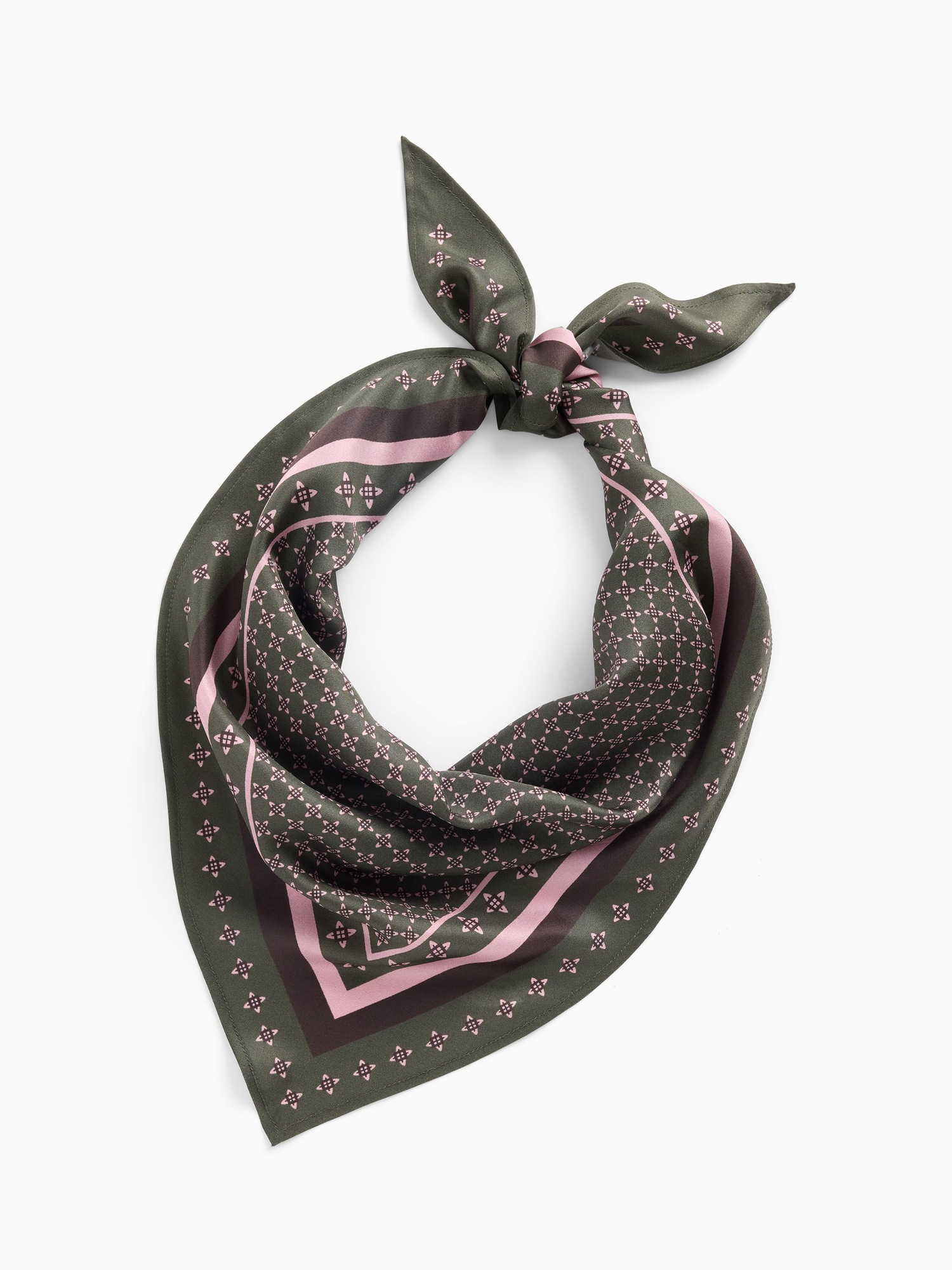 Gap 100% Silk Oversized Triangle Bandana Scarf — фото 3