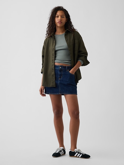 Image number 2 showing, Denim Big Shirt