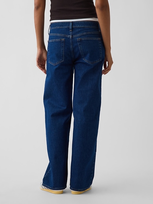 Image number 5 showing, Low Rise Double-Knee '90s Loose Jeans