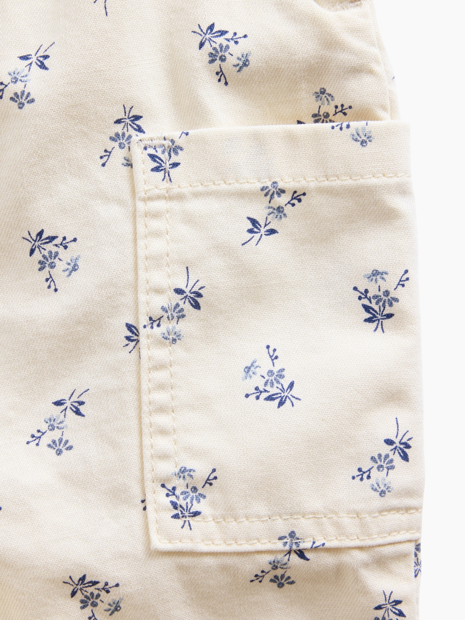 Baby Floral Print Overalls