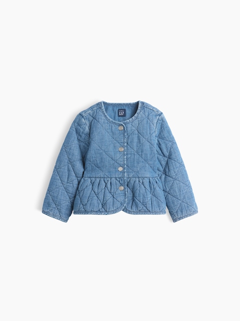 Baby & Toddler Quilted Denim Jacket