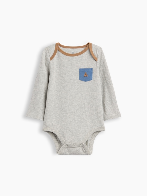 Baby First Favorites Organic Cotton Pocket Bodysuit