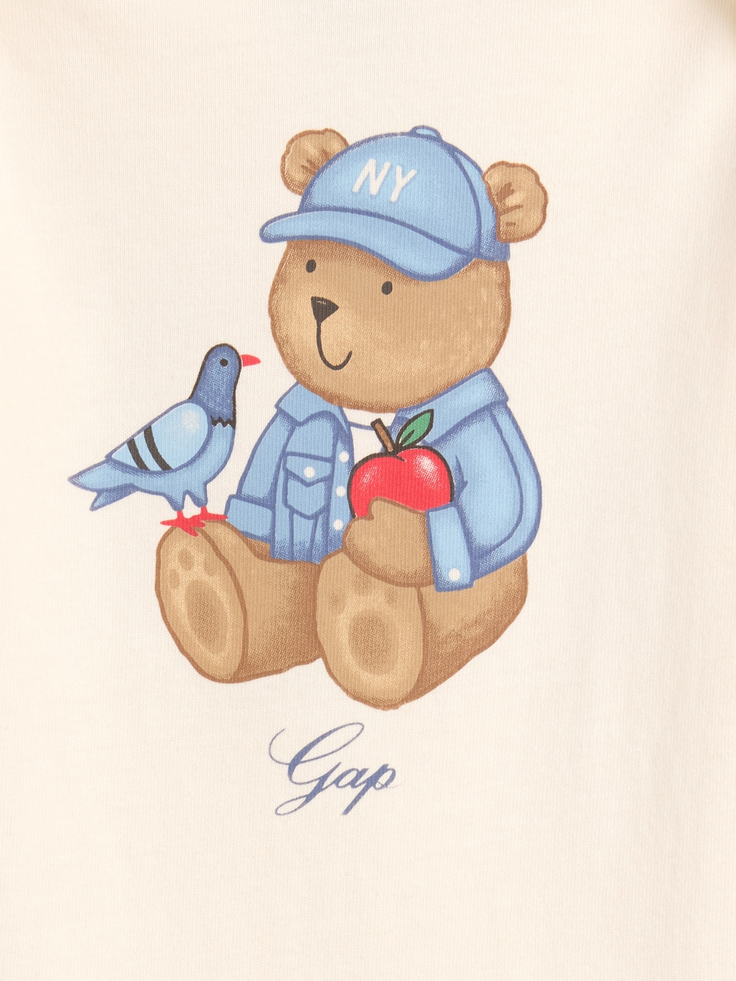 Боди Baby First Organic для детей, хлопок — Gap, цвет: Brannan Nyc — фото 3