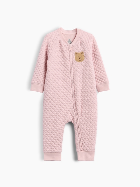 Baby Quilted Raglan One-Piece
