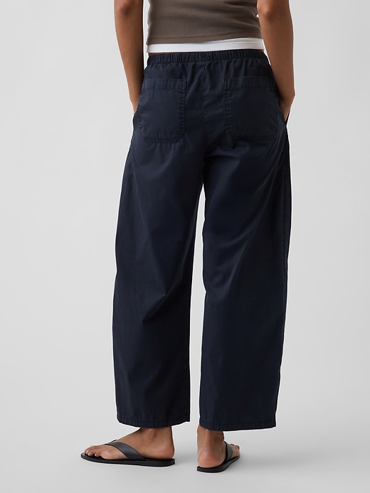 Image number 4 showing, Poplin Easy Double-Knee Barrel Pants