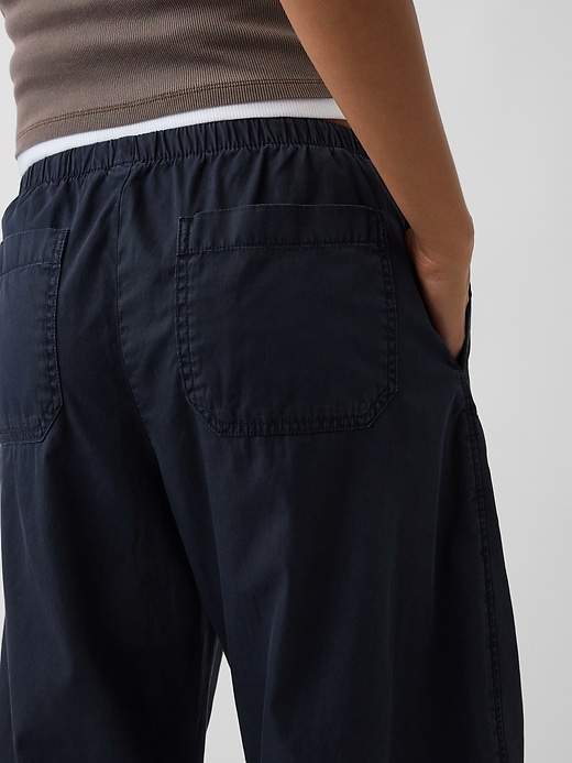 Image number 6 showing, Poplin Easy Double-Knee Barrel Pants