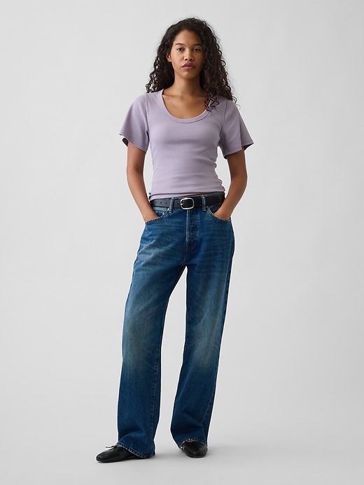 Image number 2 showing, Rib Scoop T-Shirt