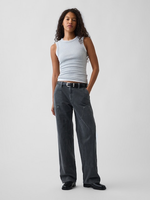 Low Rise '90s Loose Double-Knee Carpenter Pants