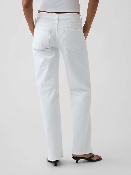 Image number 4 showing, Low Rise Baggy Flare Jeans