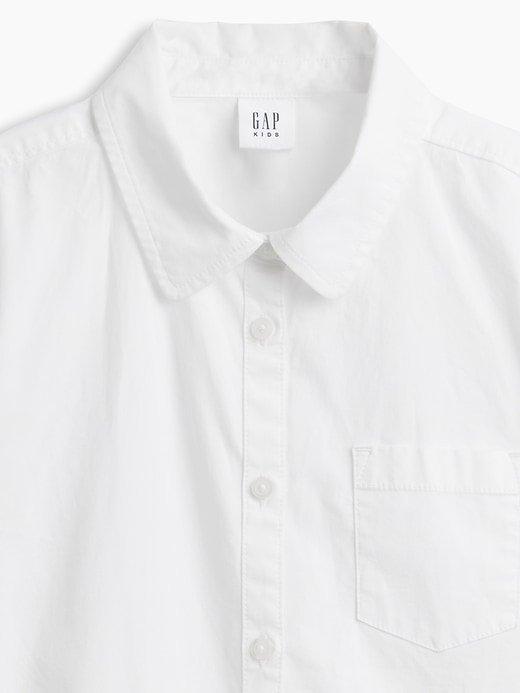 Image number 5 showing, Kids Uniform Poplin Shirt