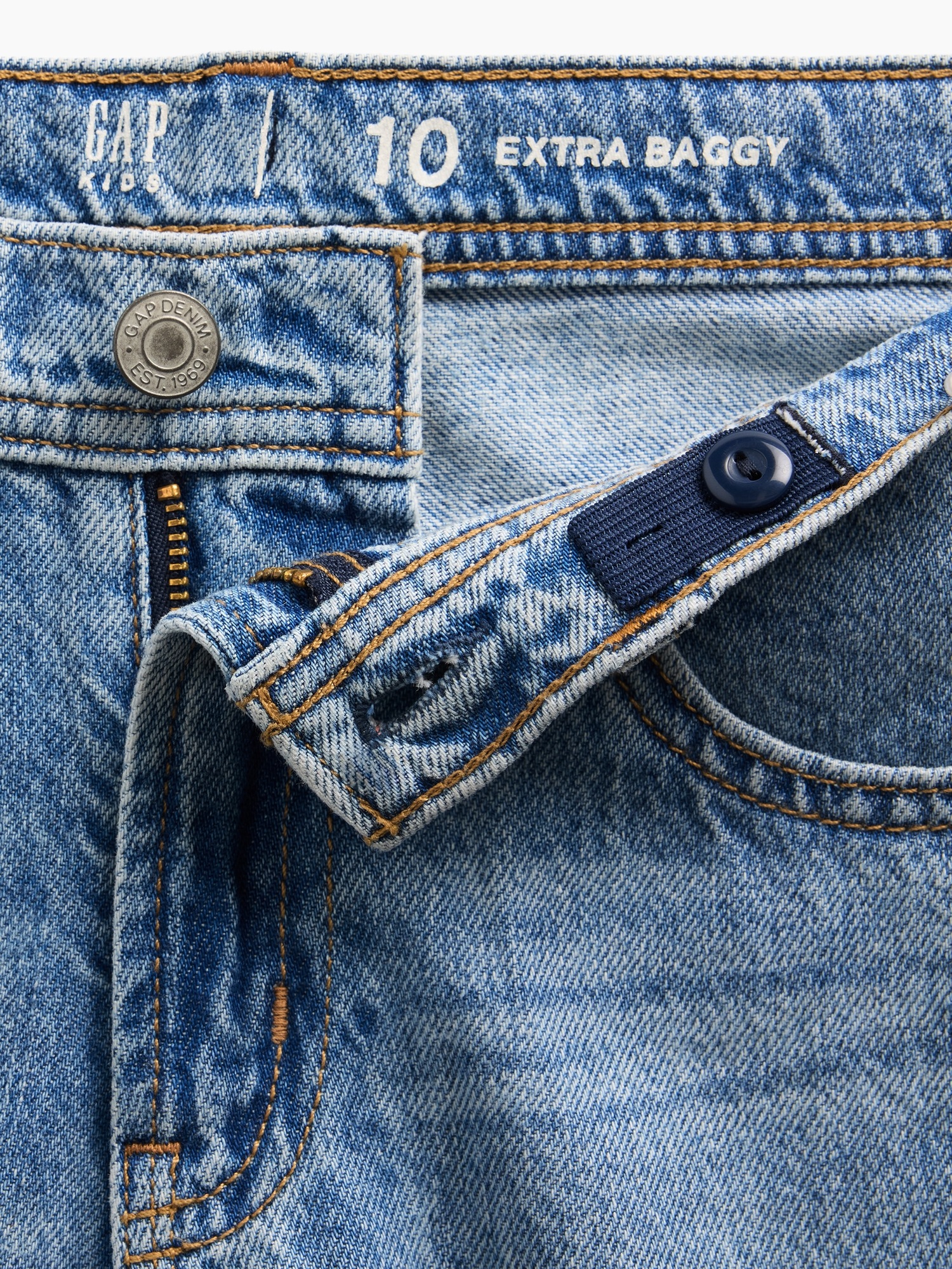Детские джинсы Gap Kids Low Rise Extra Baggy Jeans — фото 6