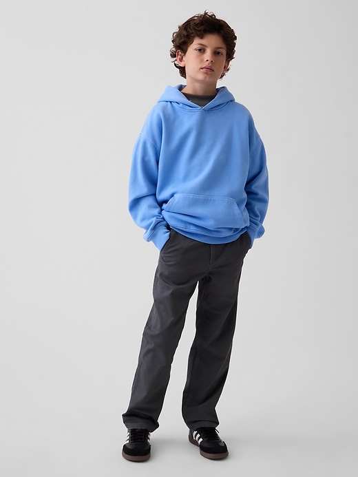 Image number 6 showing, Kids Modern Uniform Relaxed Straight Khakis