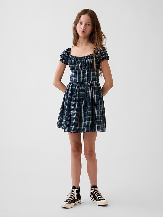Image number 4 showing, Kids Puff-Sleeve Dress