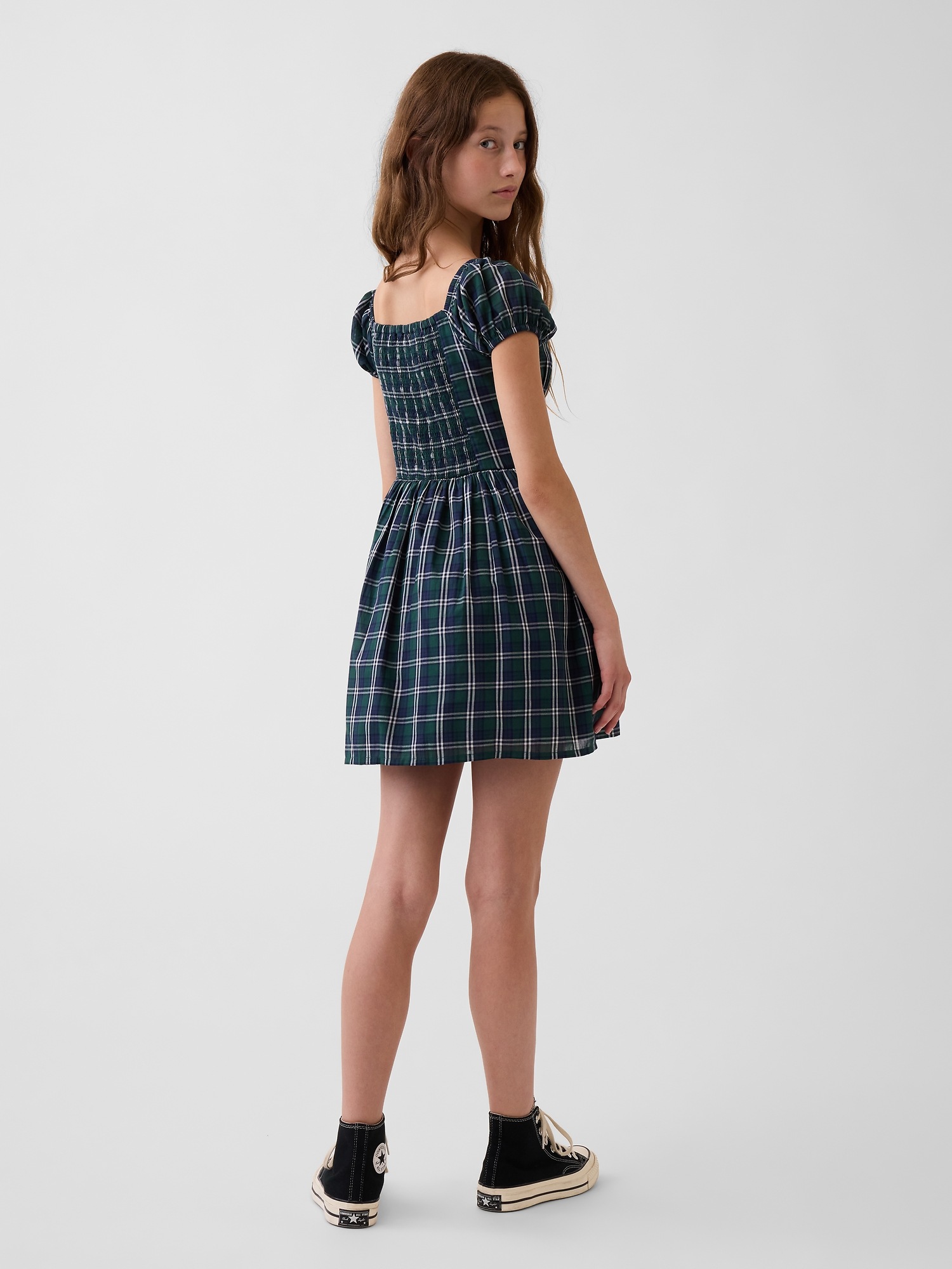 Gap Kids Puff-Sleeve Dress — фото 3