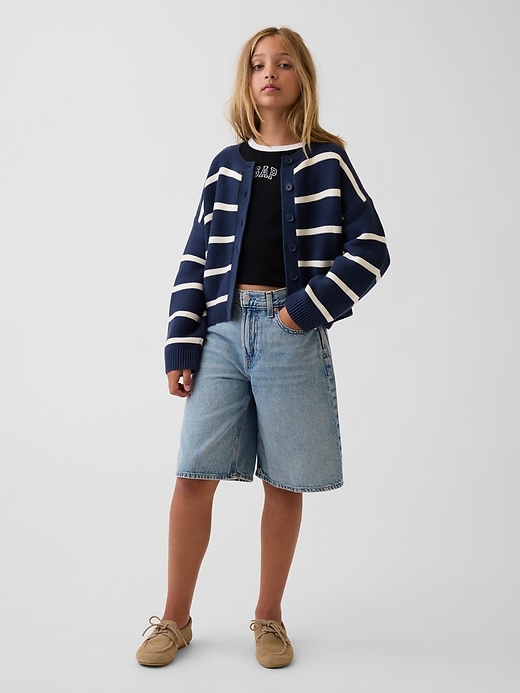 Image number 4 showing, Kids Oversized Boxy Cardigan Sweater