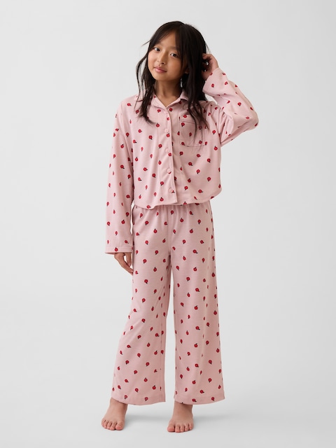 Kids Recycled Print PJ Set