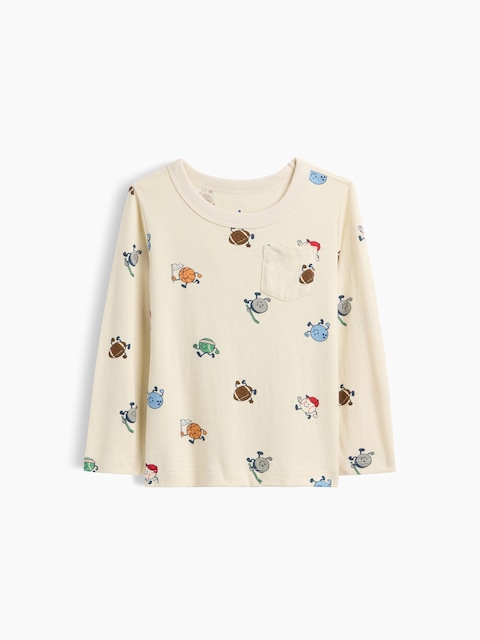 Baby & Toddler Mix & Match Print Pocket T-Shirt