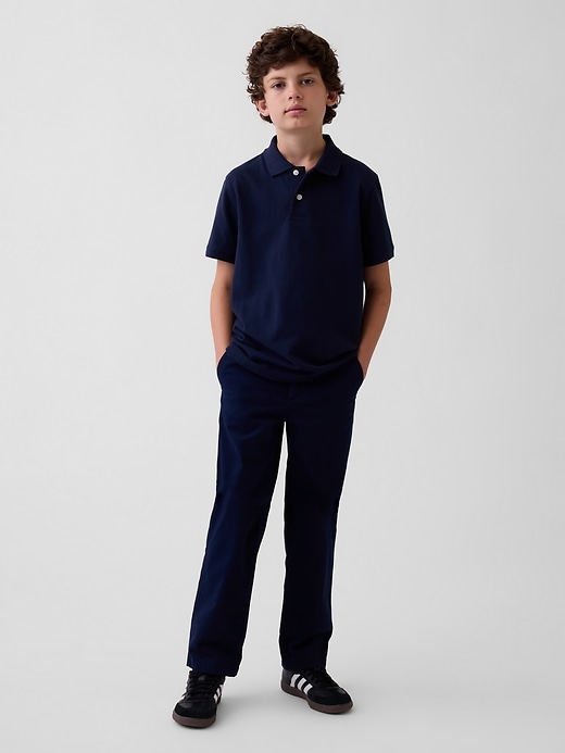Image number 1 showing, Kids Modern Uniform Loose Khakis
